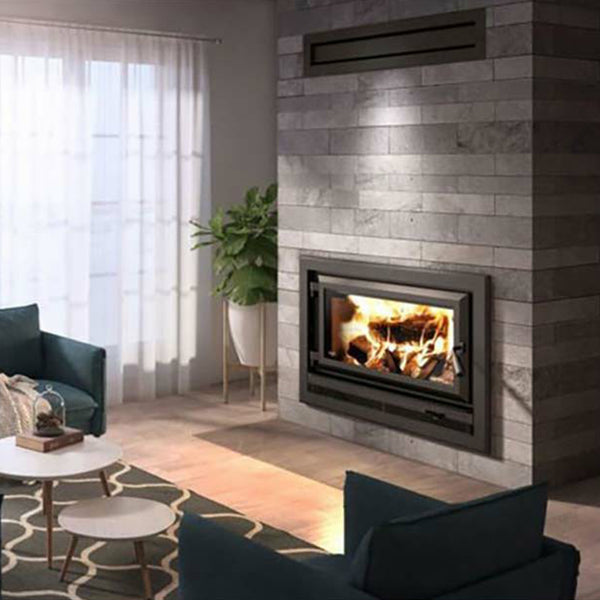 Ventis HE275CF Wood Fireplace Insert with Modern Style Hot Air