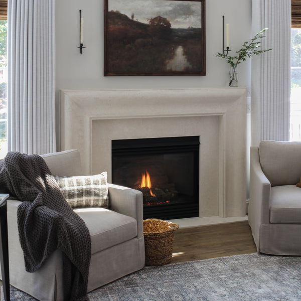 Melrose Classic Series Stone Fireplace Mantel – Mantels Direct