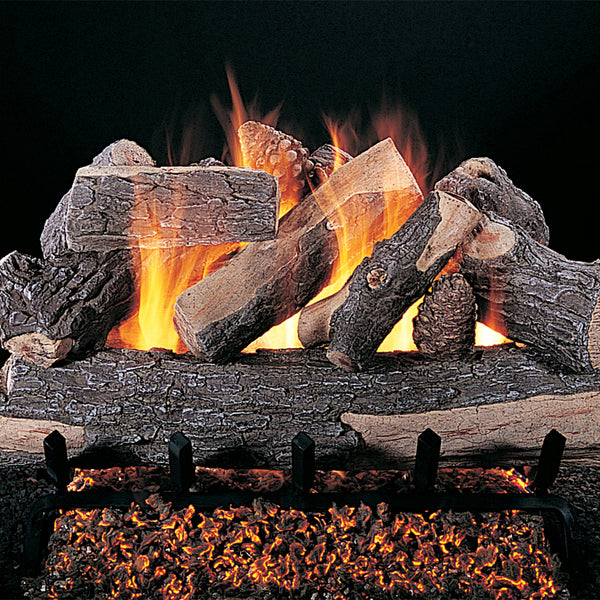 Rasmussen Crossfire Vented Gas Logs – Mantels Direct