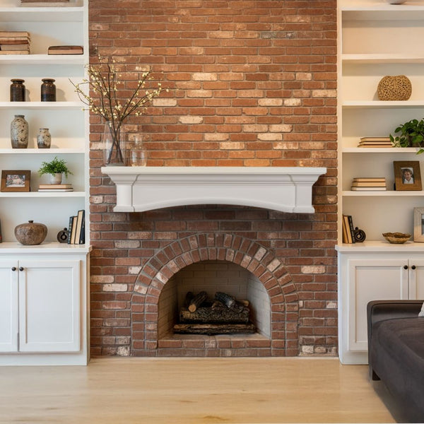 Country Living Regal White Fireplace Mantel Shelf – Mantels Direct