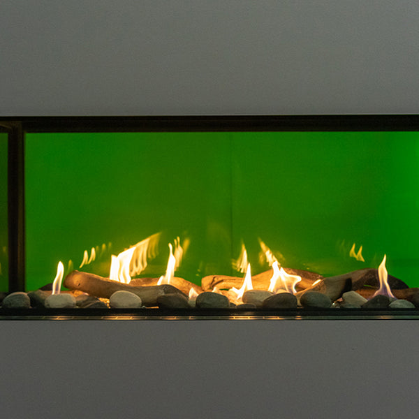 Sierra Flame Lyon 48in 4 Sided See Through Gas Fireplace Mantels Direct