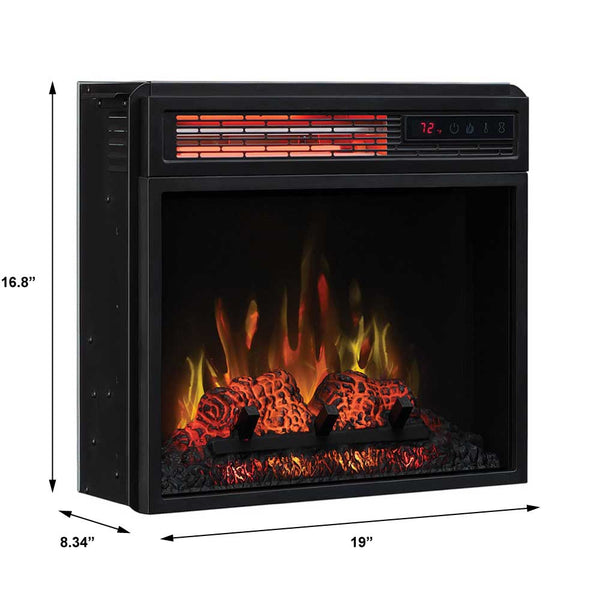 ClassicFlame 18-In SpectraFire Infrared Electric Fireplace Insert