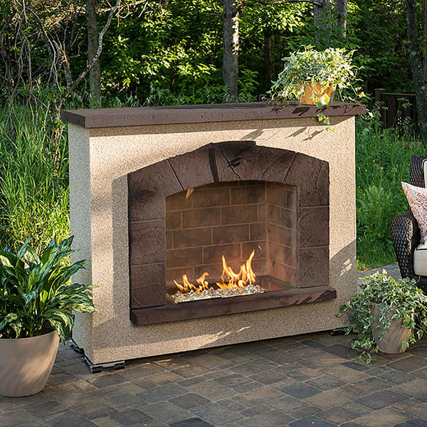 Stone Arch Gas Fireplace - SAFP-1224 – Mantels Direct