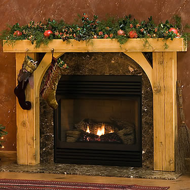 Aspen Timber Wood Mantel – Mantels Direct
