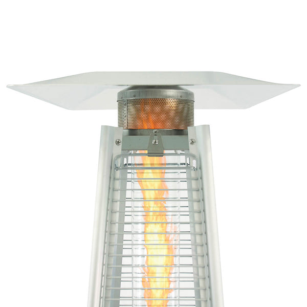 Dyna-Glo 42,000 BTU Pyramid Flame Patio Heater, Stainless Steel - DGPH –  Mantels Direct
