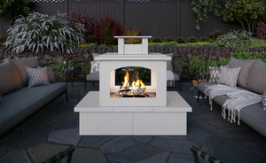 Introducing the Perfect Outdoor Fireplace: Your Ticket to a Backyard Oasis!