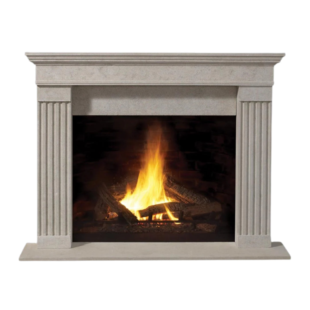 Adams Builder Series Stone Fireplace Mantel – Mantels Direct
