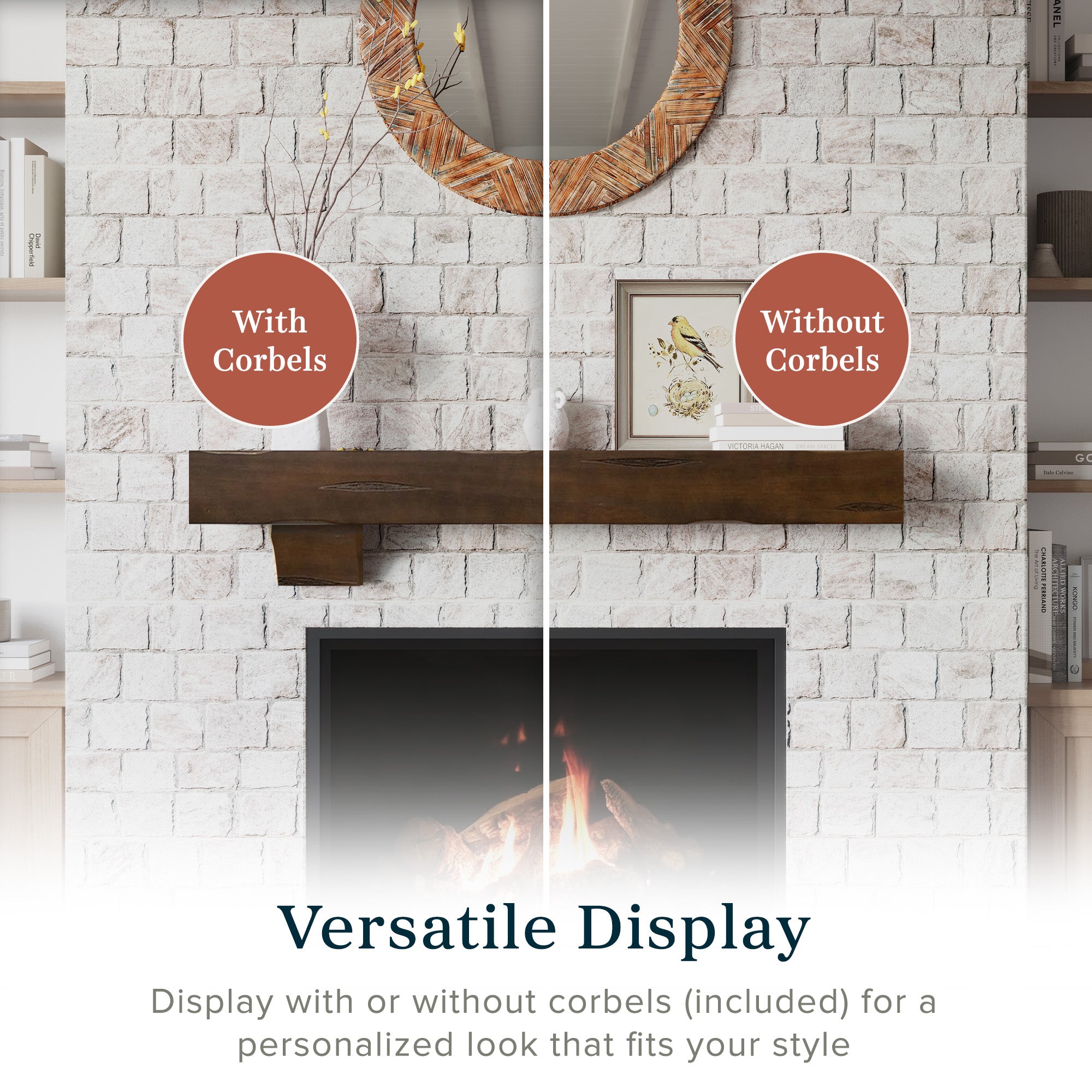Breckenridge Fireplace Mantel Shelf – Mantels Direct