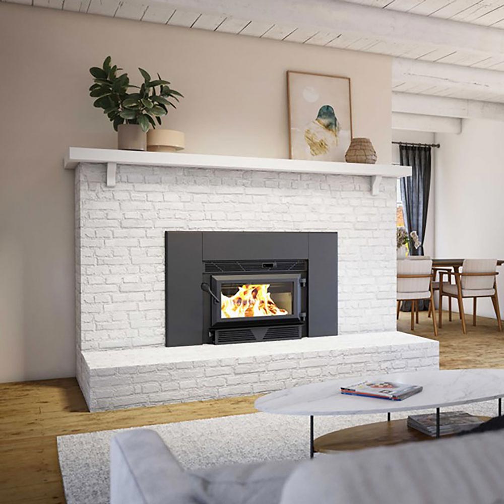 Ventis HEI90 Wood Fireplace with 26 x 42 Faceplate – Mantels Direct