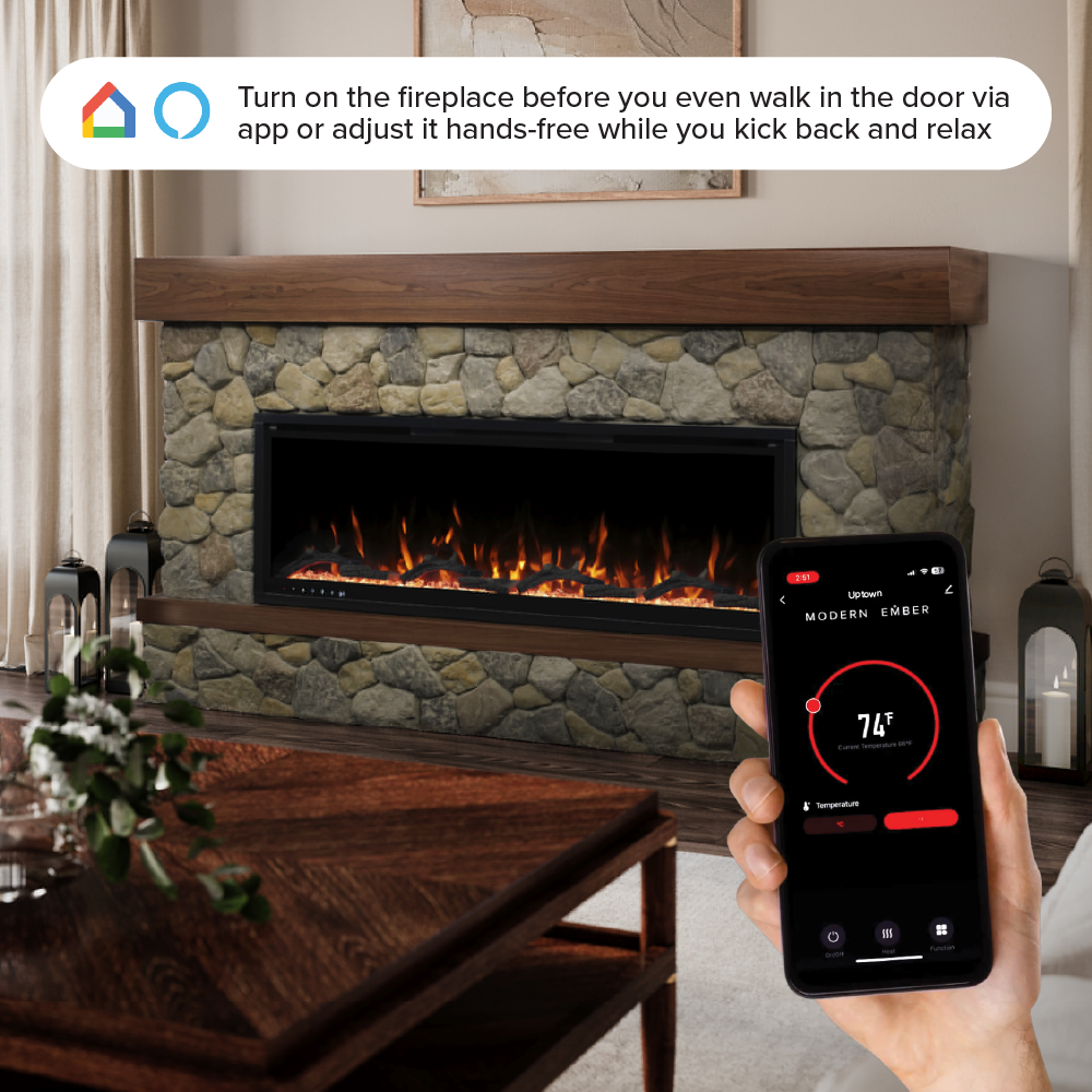 Country Living Brookstone Electric Fireplace Mantel Package
