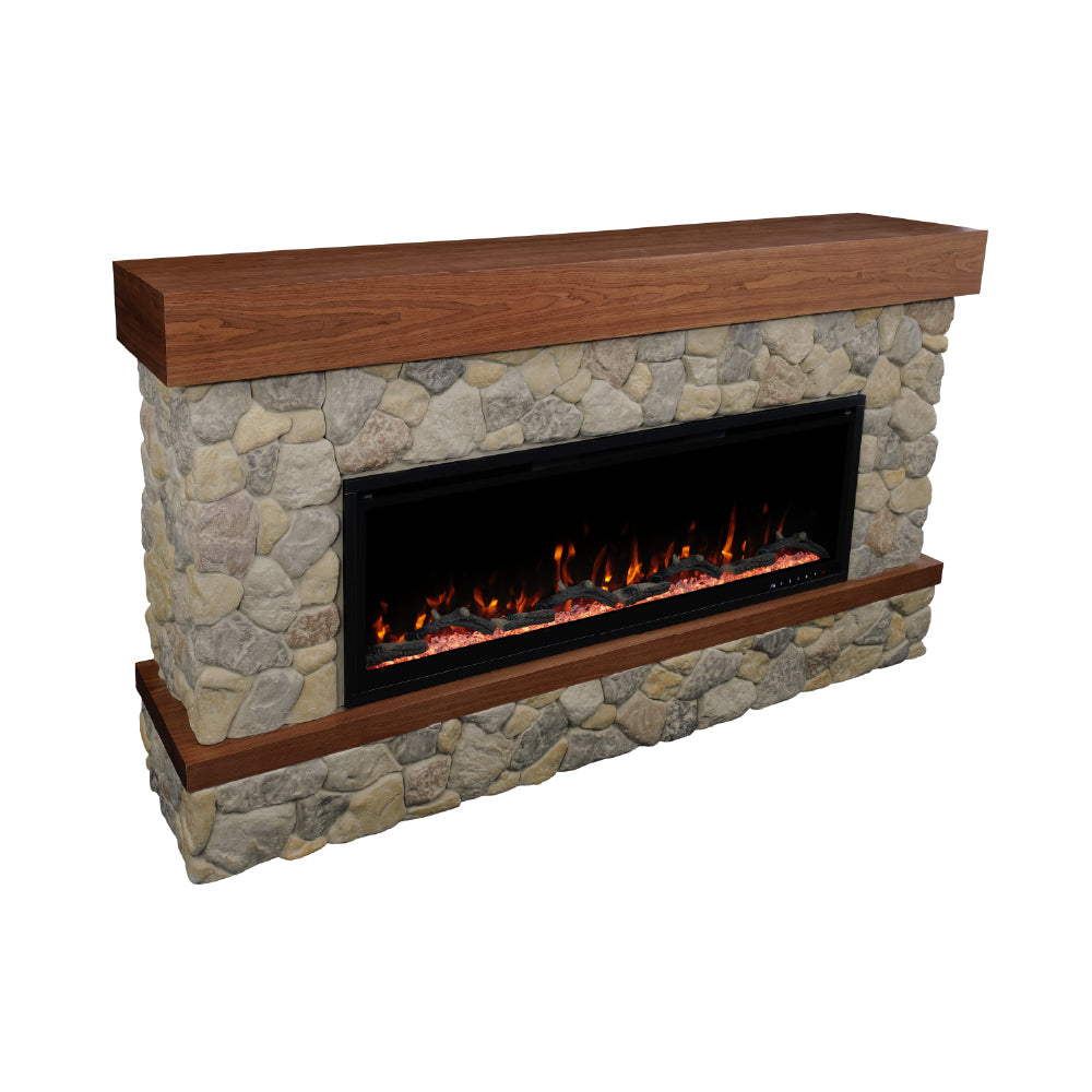 Country Living Brookstone Electric Fireplace Mantel Package