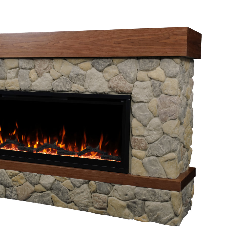 Country Living Brookstone Electric Fireplace Mantel Package