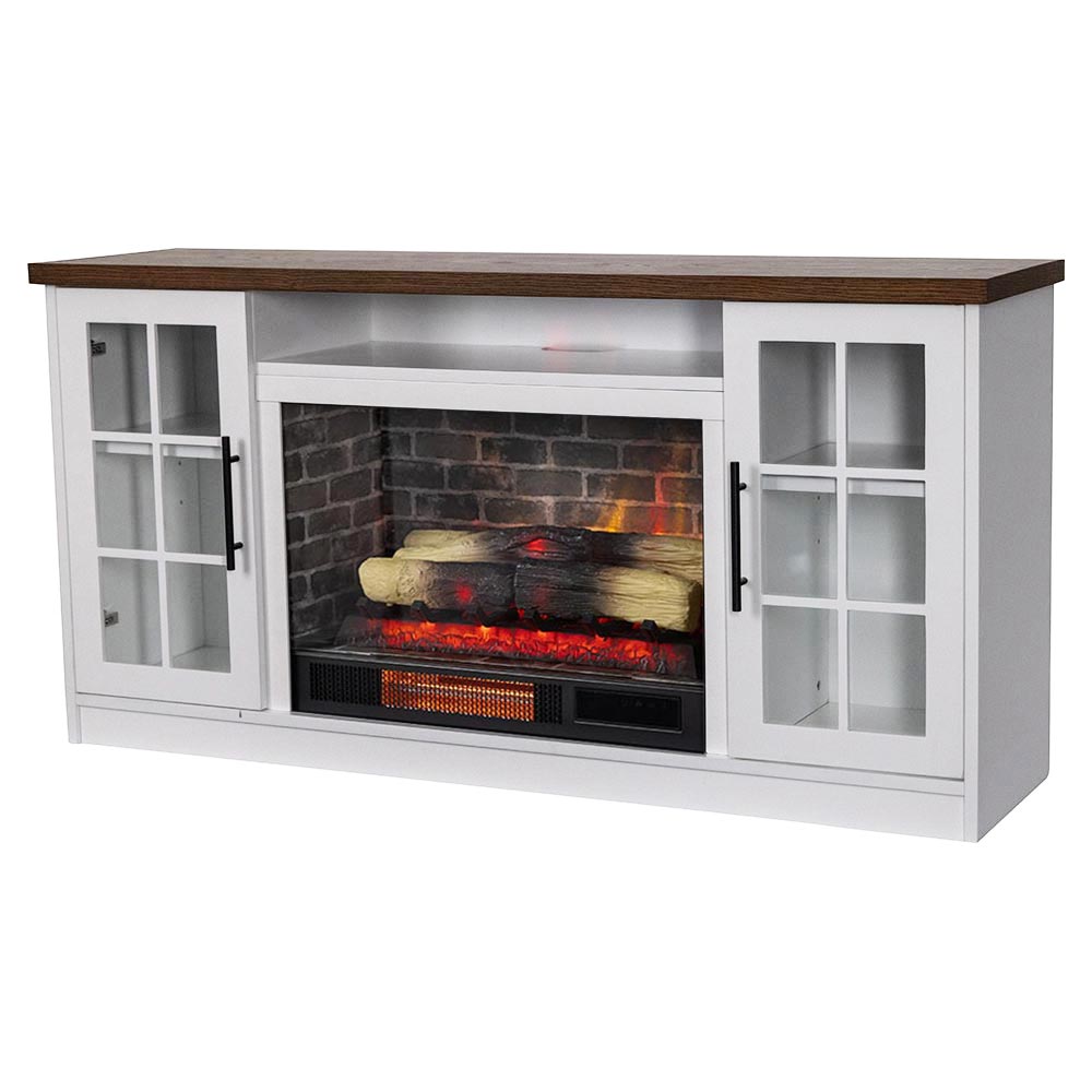 ホワイトストーブ クリスタルデジタルディスプレイ Tempered Glass Doors 72' TV Stand Media Console – Walker Edison