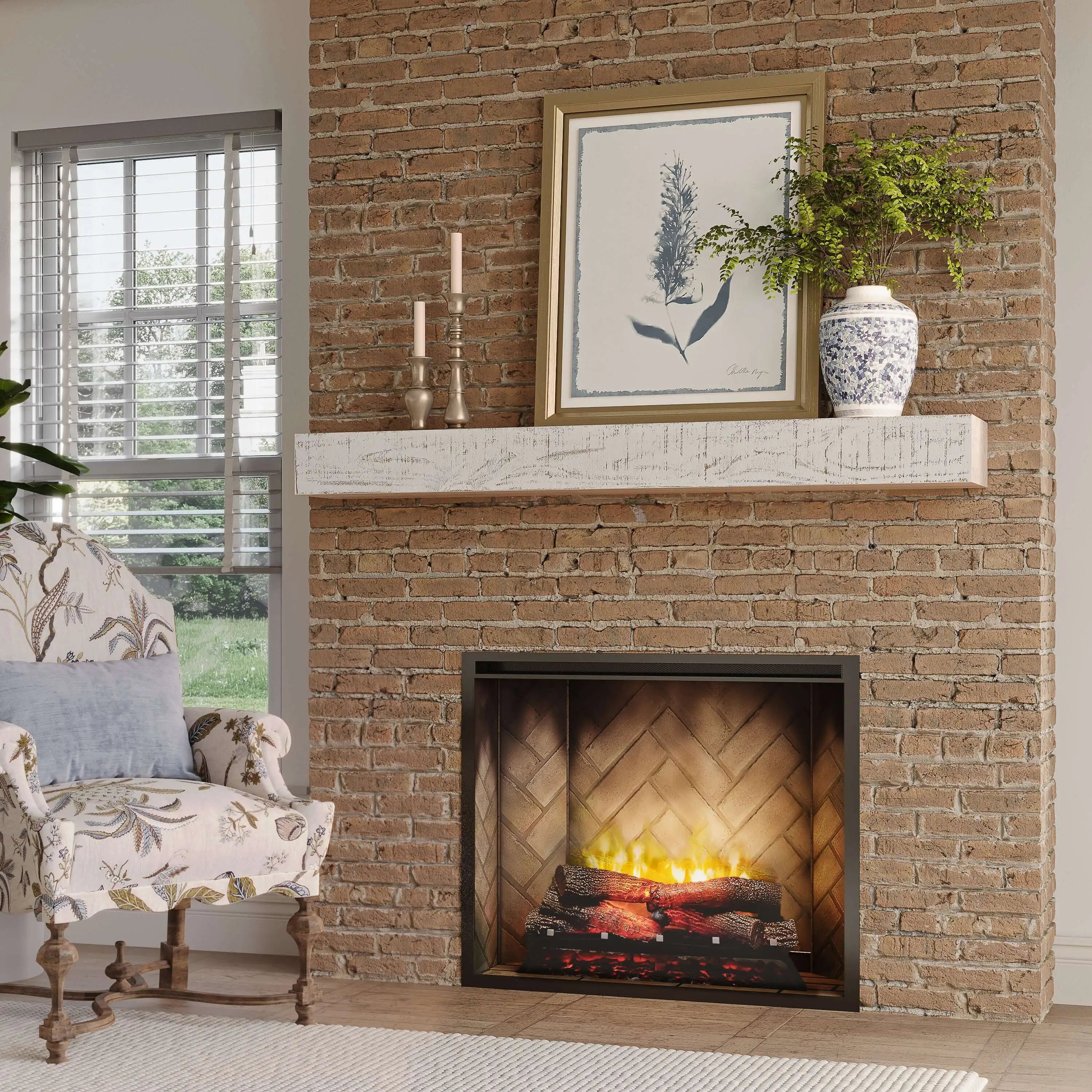 Fireplace Shelves Image