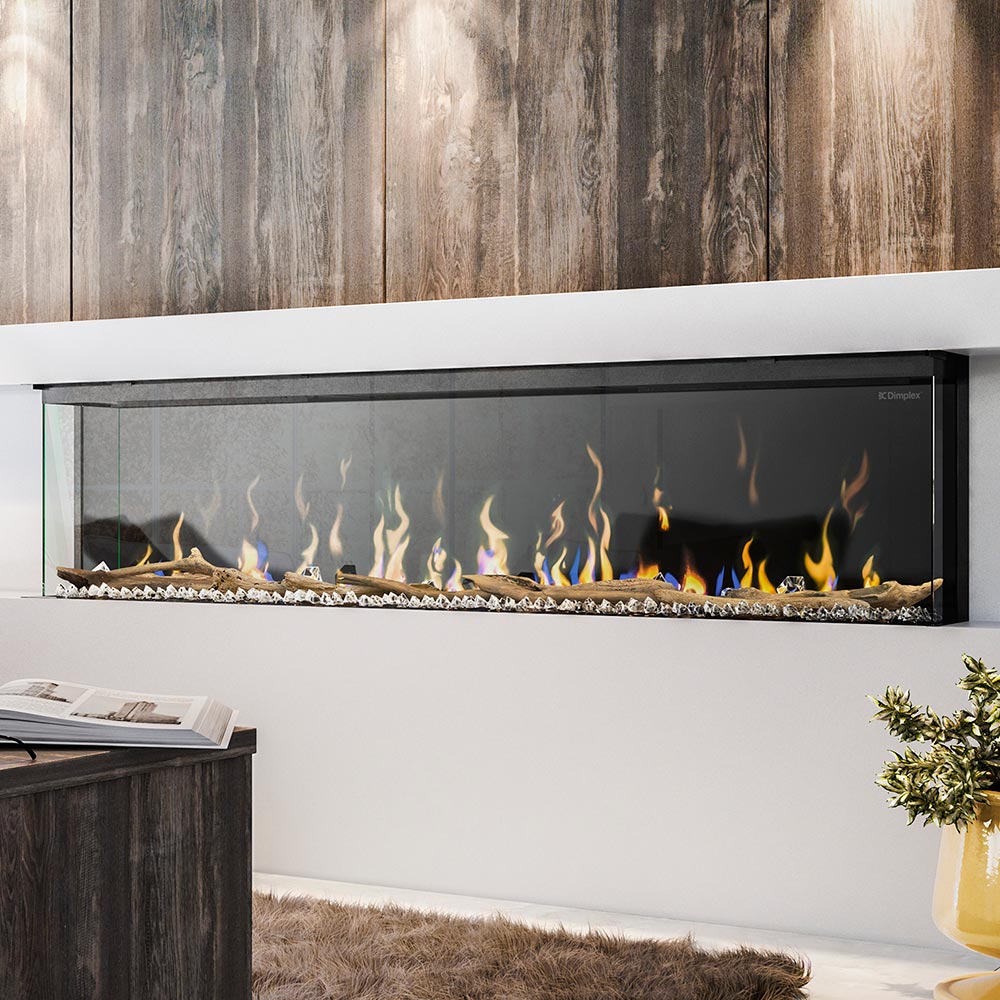 Dimplex IgniteXL Bold 74-in Built-in Linear Electric Fireplace