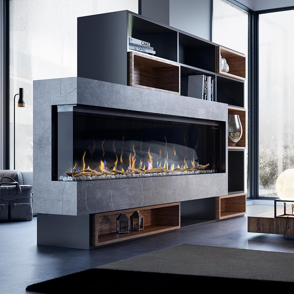 Dimplex IgniteXL Bold 74-in Built-in Linear Electric Fireplace