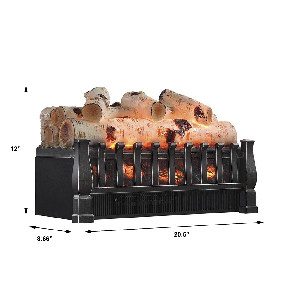 デュラフレーム 2箱セット duraflame Duraflame 20-In Birch Electric Fireplace Log Set - DFI021ARU-05