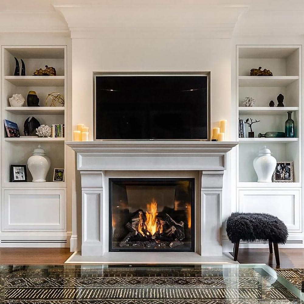 Fletcher Classic Series Stone Fireplace Mantel – Mantels Direct