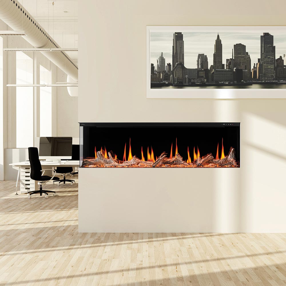Napoleon Luminex 65-in Virtual Linear Electric Fireplace – Mantels