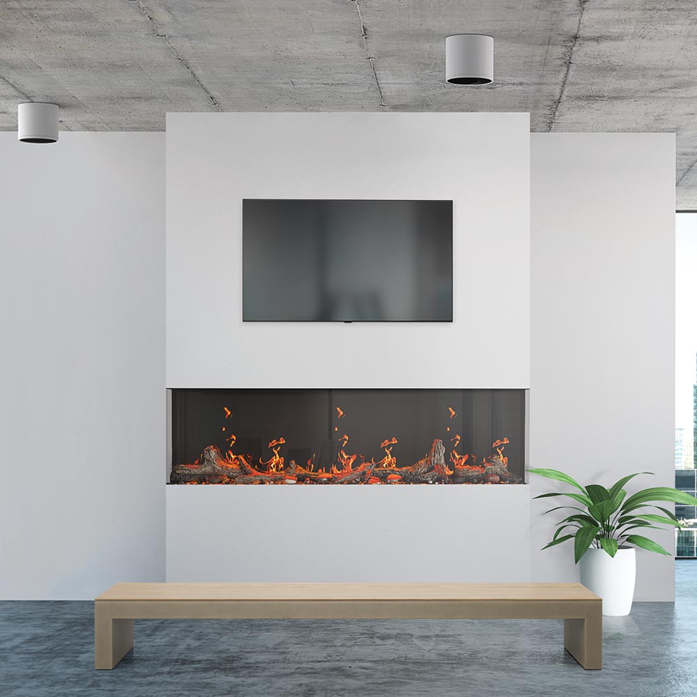 Napoleon Luminex 65-in Virtual Linear Electric Fireplace – Mantels