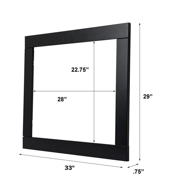 Modern Ember Uptown 28" Smart Electric Insert Trim Kit TRIM28