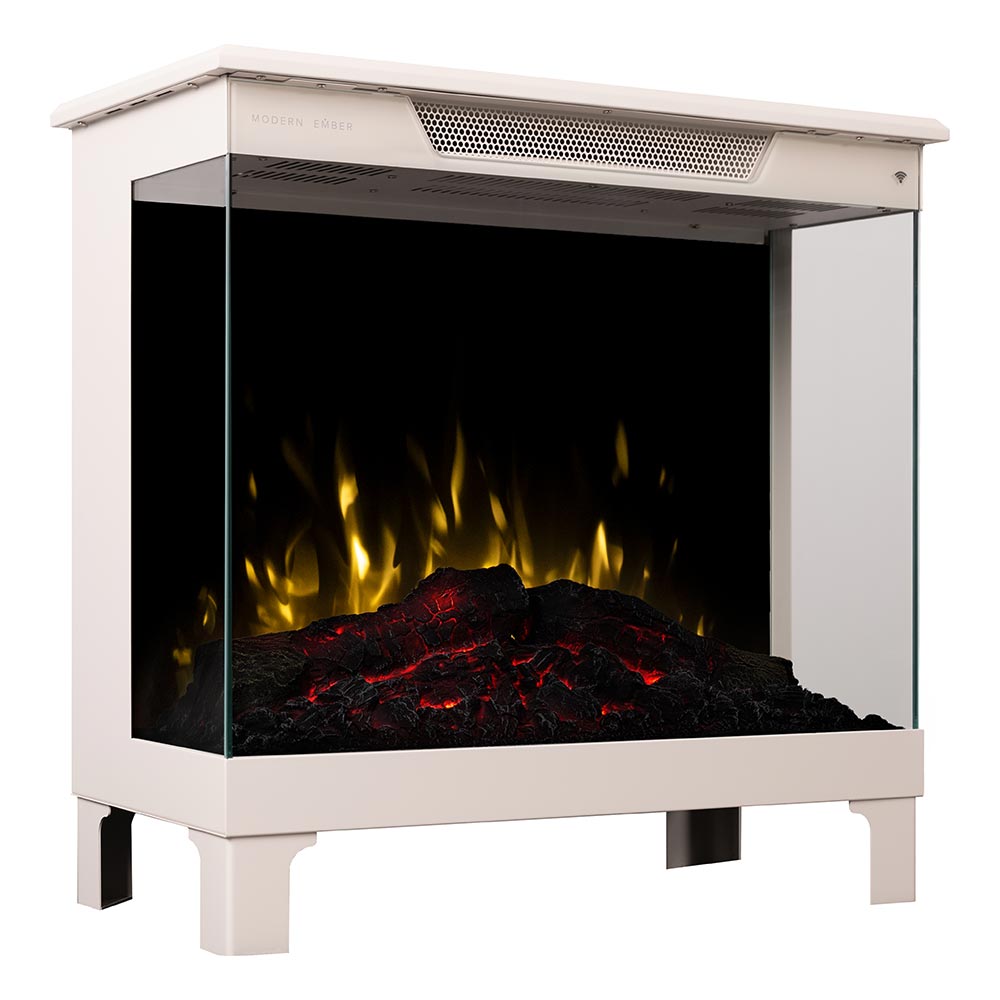 Modern Ember Skyline Smart 3-Sided Taupe Mist Electric Fireplace