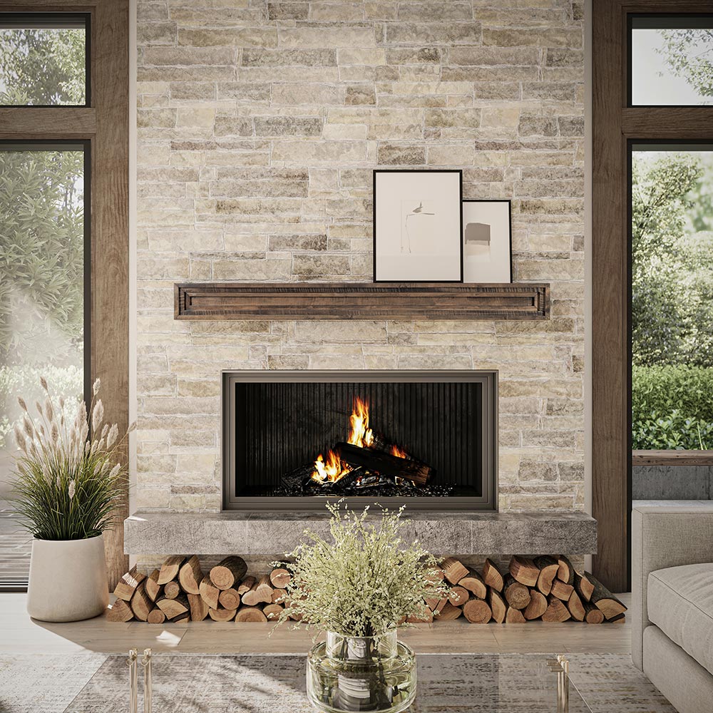 Benson Wood Fireplace Mantel Shelf – Mantels Direct