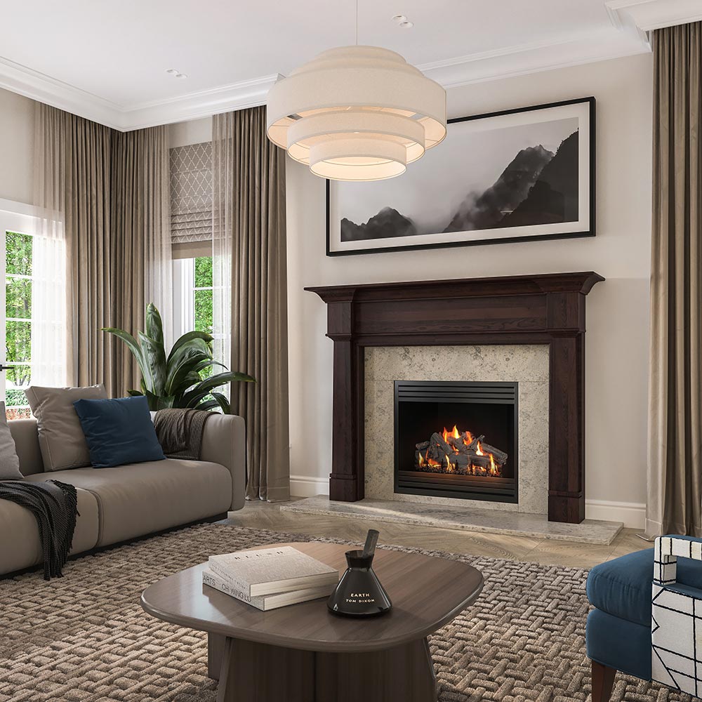 Grant Wood Fireplace Mantel – Mantels Direct