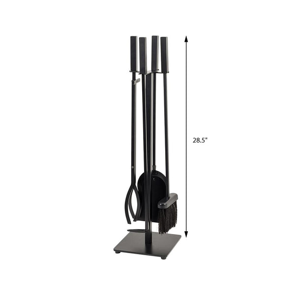 Modern Ember Harriet 5 Piece Fireplace Tool Set in Black – Mantels Direct