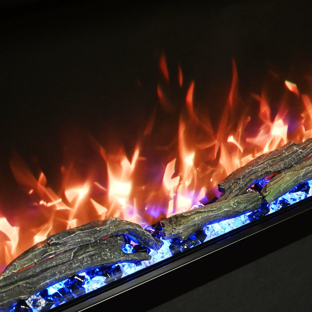 Modern Ember 60-in Highmark Built-In Linear Electric Fireplace ME