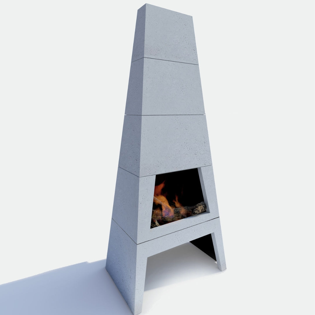 Modern Ember Kairo Outdoor Woodburning Fireplace Kit – Mantels Direct