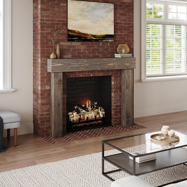 Rustic Ridge Wood Fireplace Mantel – Mantels Direct