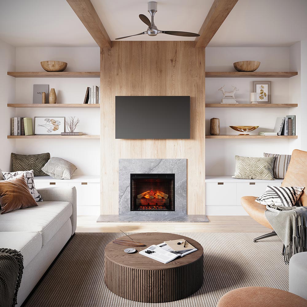 Modern Ember Uptown 23-In Smart Electric Insert – Mantels Direct