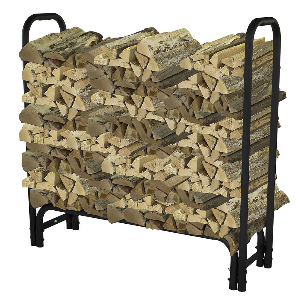 Pleasant Hearth 4' Heavy Duty Log Rack – Mantels Direct