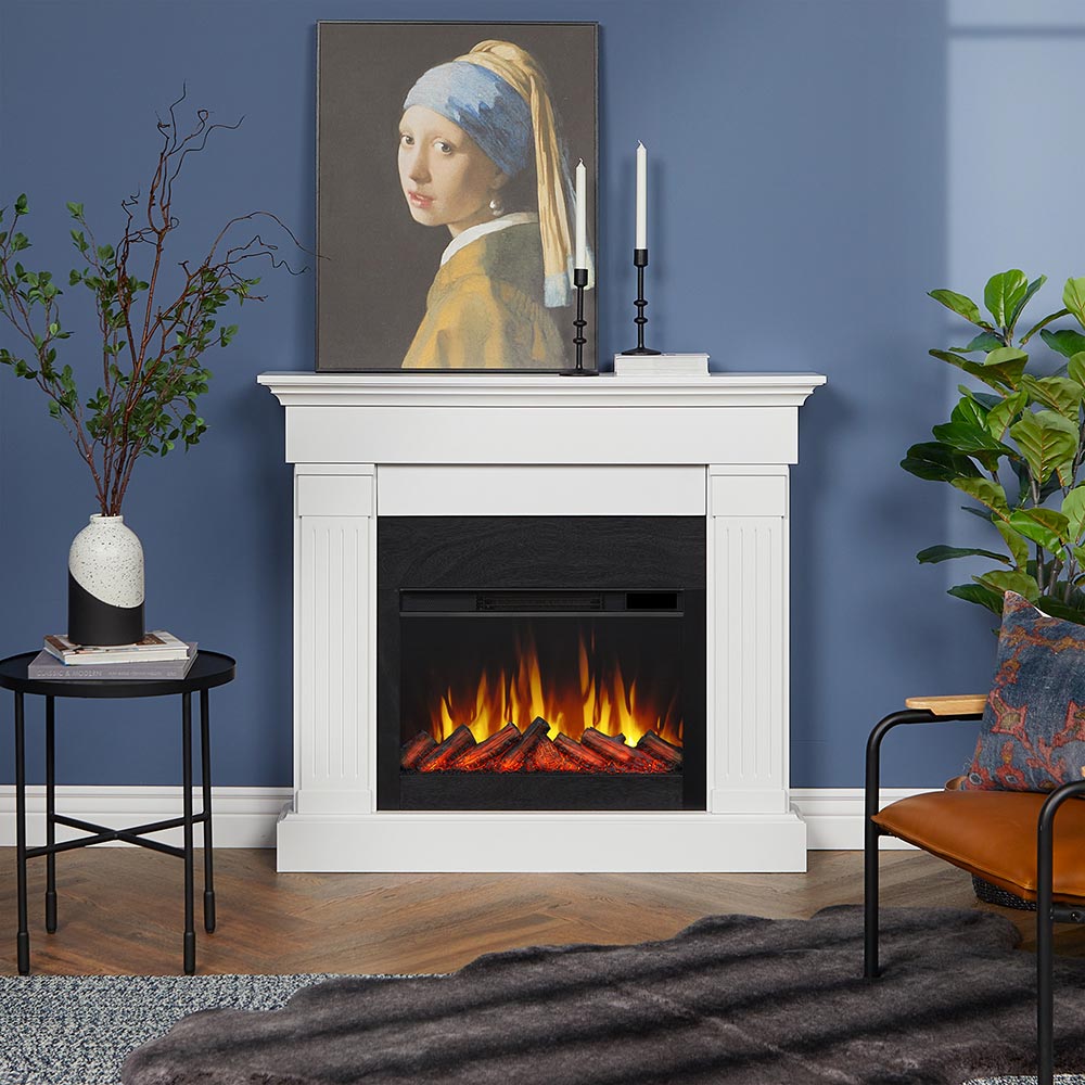 Real Flame Crawford White Electric 8020E-W – Mantels Direct