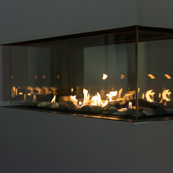 Sierra Flame Lyon 48-in 4 Sided See Through Gas Fireplace – Mantels Direct