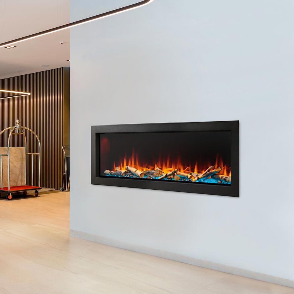 SimpliFire 55-in Forum Outdoor Linear Electric Fireplace SF-OD55