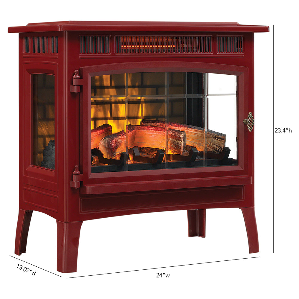 Duraflame 3D Cinnamon Infrared Electric Fireplace Stove with