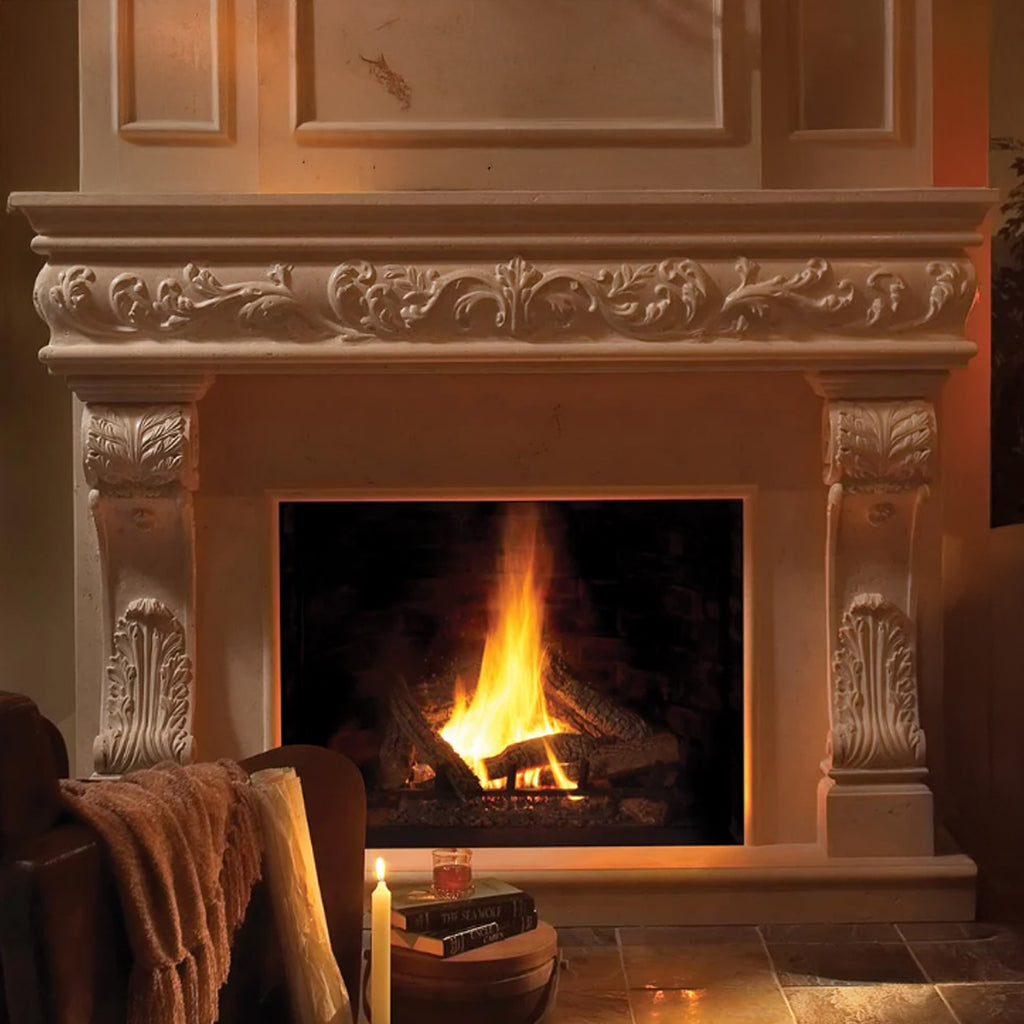マレフィセント　エンチャンテッド Venetian Majestic Series Stone Fireplace Mantel – Mantels Direct