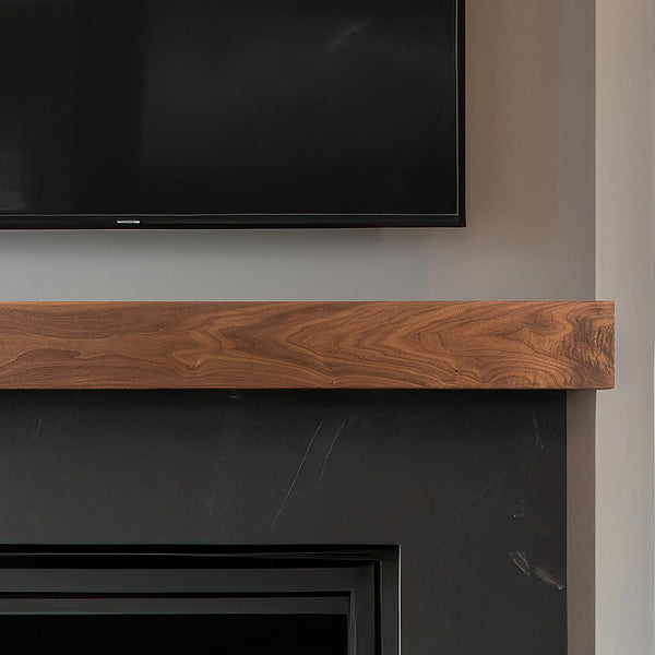 Walnut Creek Wood Fireplace Mantel Shelf Image