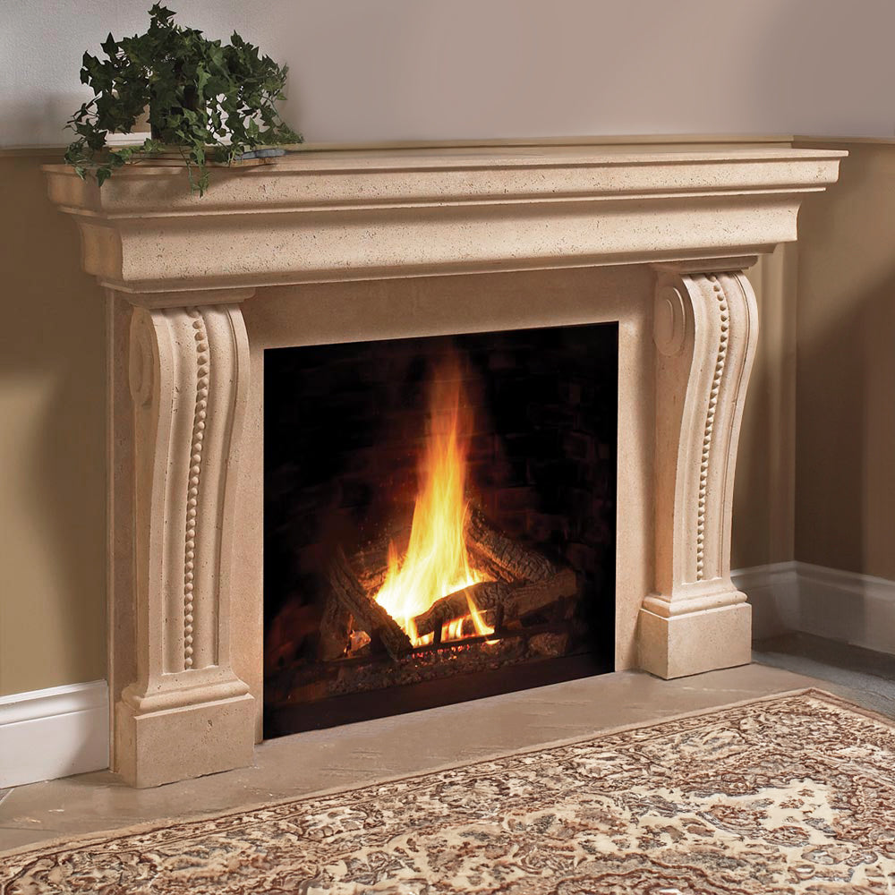 Kelsey Majestic Series Stone Fireplace Mantel – Mantels Direct
