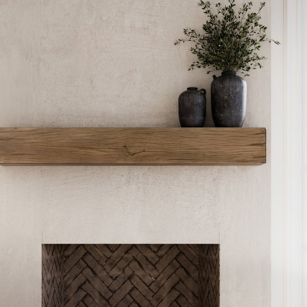 Modern Ember Classic Concrete Fireplace Mantel Shelf Image