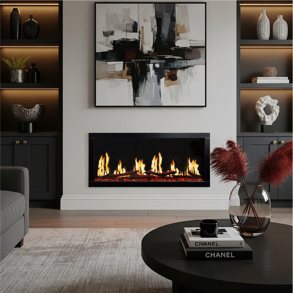 Modern Ember 46-in Highmark Luxe Virtual LCD Linear Electric