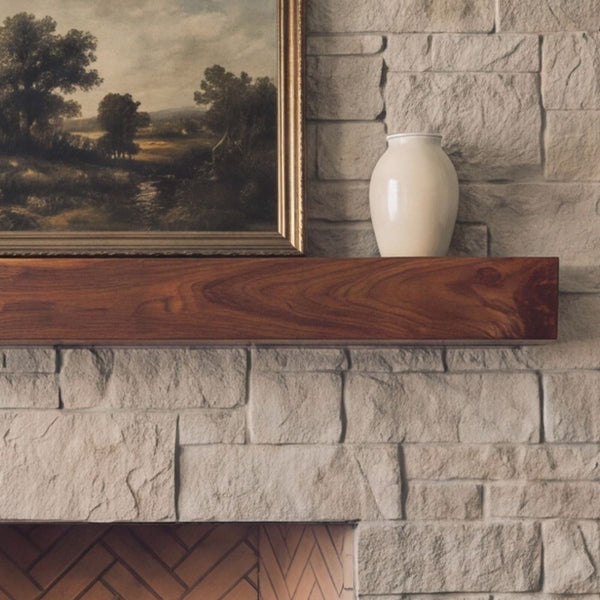 Walnut Creek Wood Fireplace Mantel Shelf Image