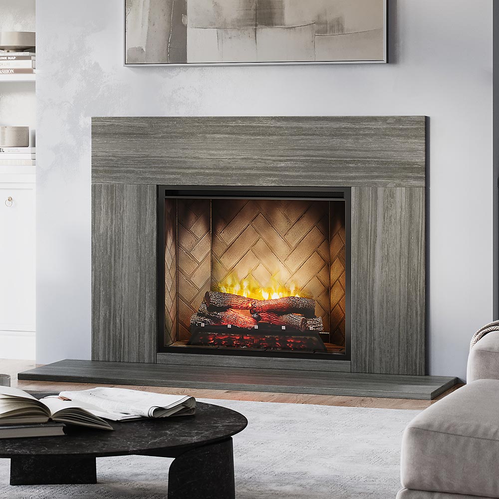 Paloma Grey Marble Facing Kit – Mantels Direct